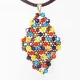 Symphony - Xochitl Rhombus M-Chocolate Suedine - 2